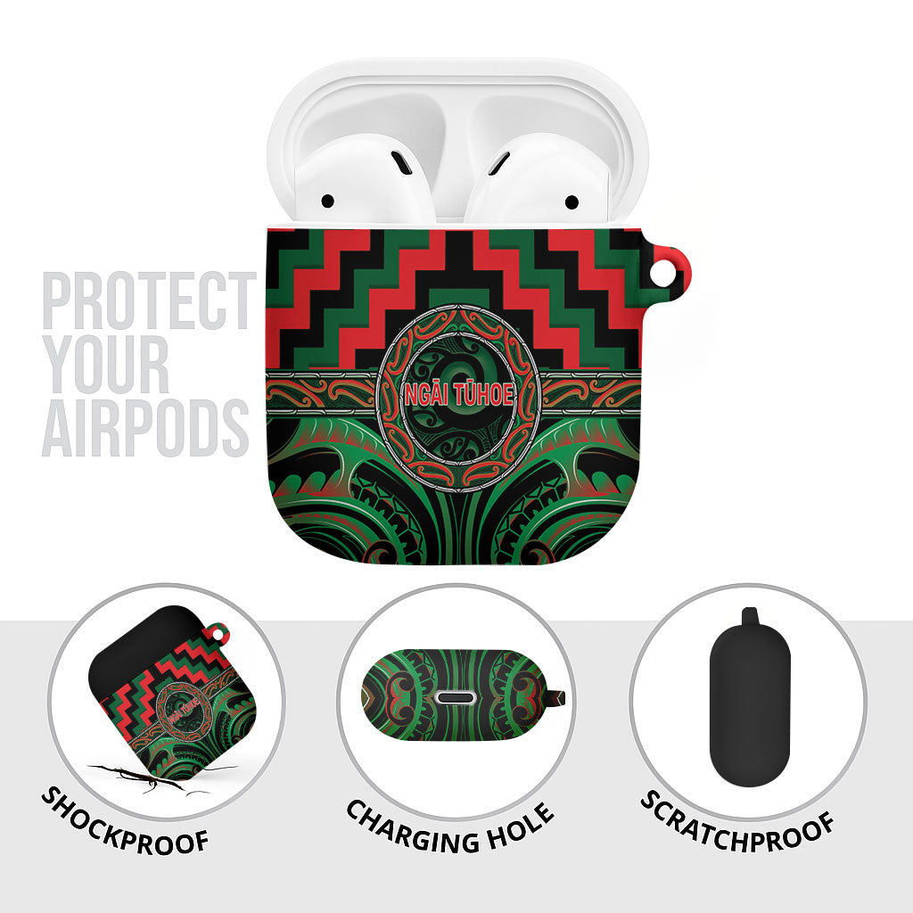 Aotearoa Ngai Tuhoe AirPods Case Maori Iwi Poutama Puhoro Tattoo