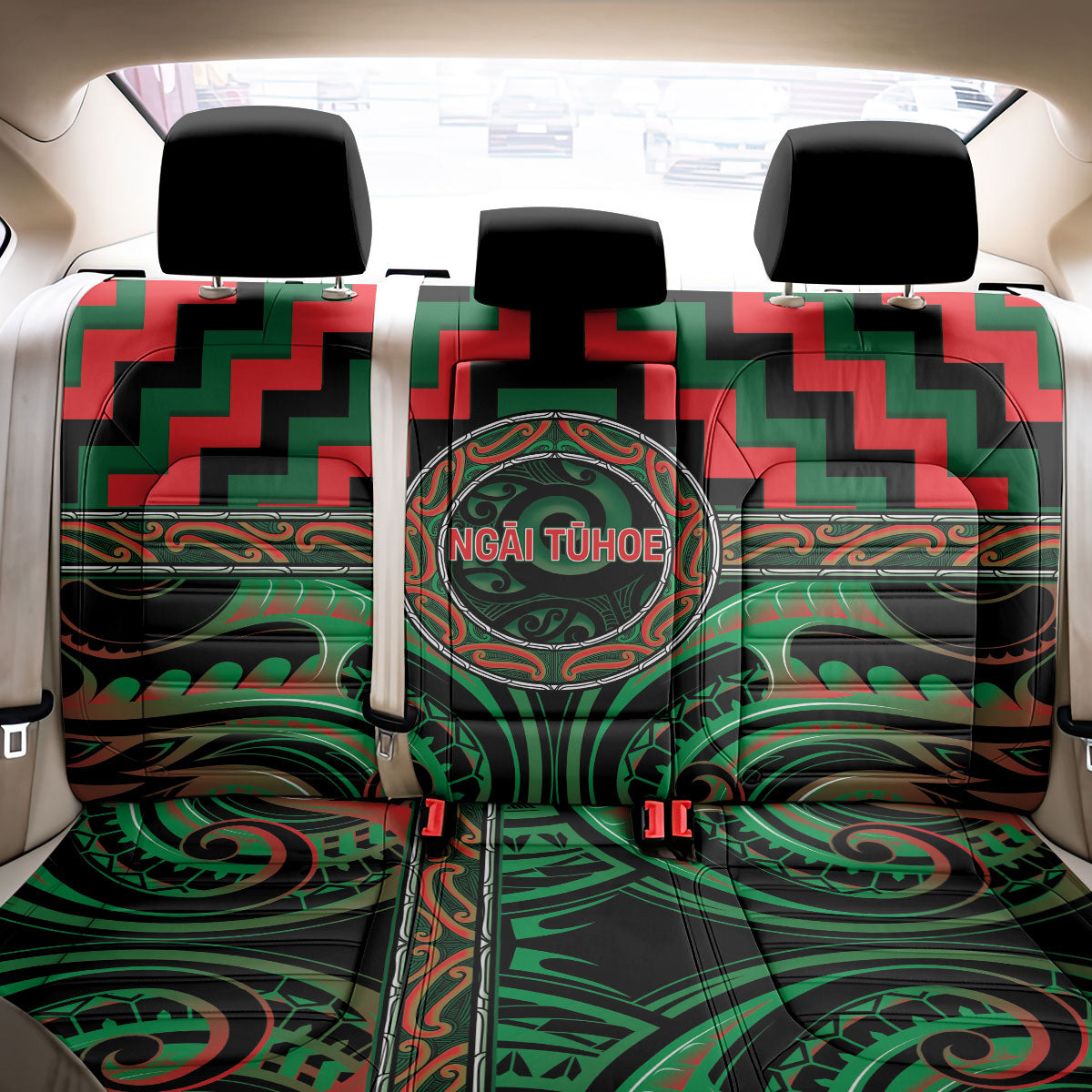 Aotearoa Ngai Tuhoe Back Car Seat Cover Maori Iwi Poutama Puhoro Tattoo