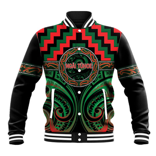 Aotearoa Ngai Tuhoe Personalised Baseball Jacket Maori Iwi Poutama Puhoro Tattoo