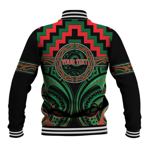 Aotearoa Ngai Tuhoe Personalised Baseball Jacket Maori Iwi Poutama Puhoro Tattoo