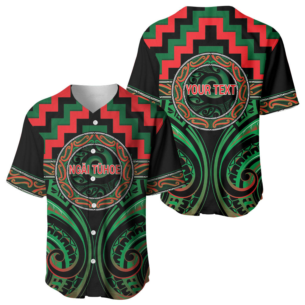 Aotearoa Ngai Tuhoe Personalised Baseball Jersey Maori Iwi Poutama Puhoro Tattoo