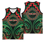 Aotearoa Ngai Tuhoe Personalised Basketball Jersey Maori Iwi Poutama Puhoro Tattoo