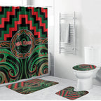 Aotearoa Ngai Tuhoe Bathroom Set Maori Iwi Poutama Puhoro Tattoo