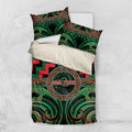 Aotearoa Ngai Tuhoe Bedding Set Maori Iwi Poutama Puhoro Tattoo