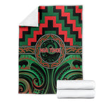 Aotearoa Ngai Tuhoe Blanket Maori Iwi Poutama Puhoro Tattoo