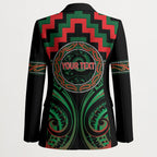Aotearoa Ngai Tuhoe Personalised Blazer Maori Iwi Poutama Puhoro Tattoo