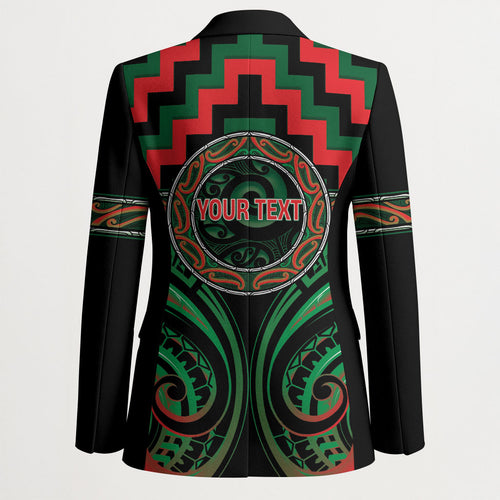 Aotearoa Ngai Tuhoe Personalised Blazer Maori Iwi Poutama Puhoro Tattoo