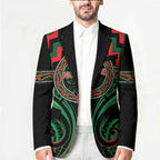 Aotearoa Ngai Tuhoe Personalised Blazer Maori Iwi Poutama Puhoro Tattoo