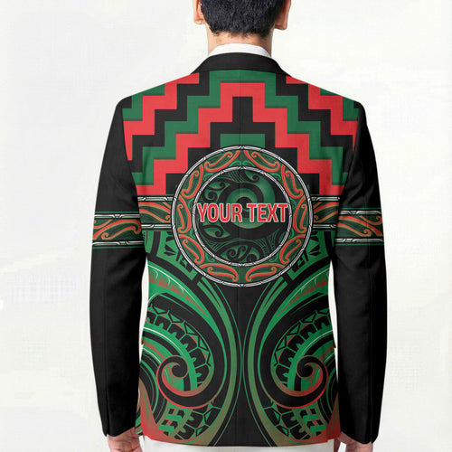 Aotearoa Ngai Tuhoe Personalised Blazer Maori Iwi Poutama Puhoro Tattoo