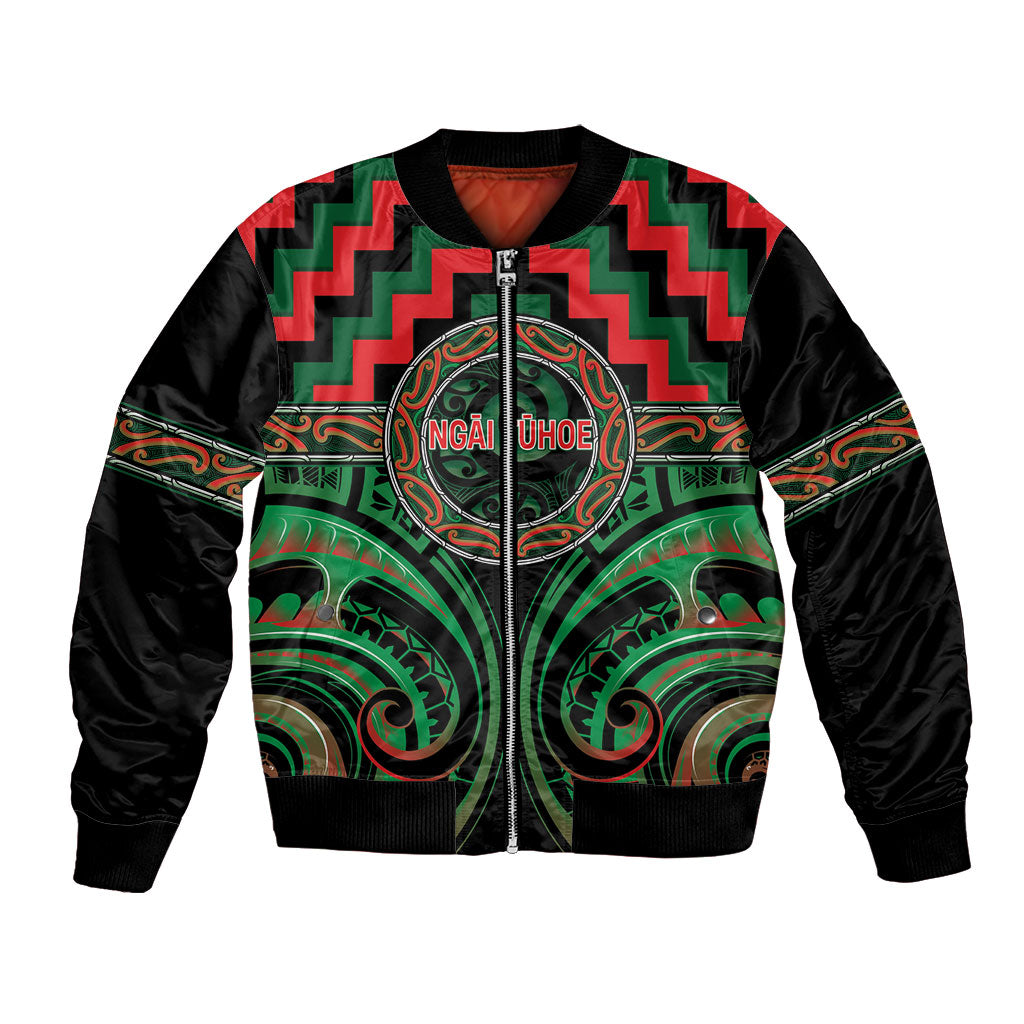 Aotearoa Ngai Tuhoe Personalised Bomber Jacket Maori Iwi Poutama Puhoro Tattoo