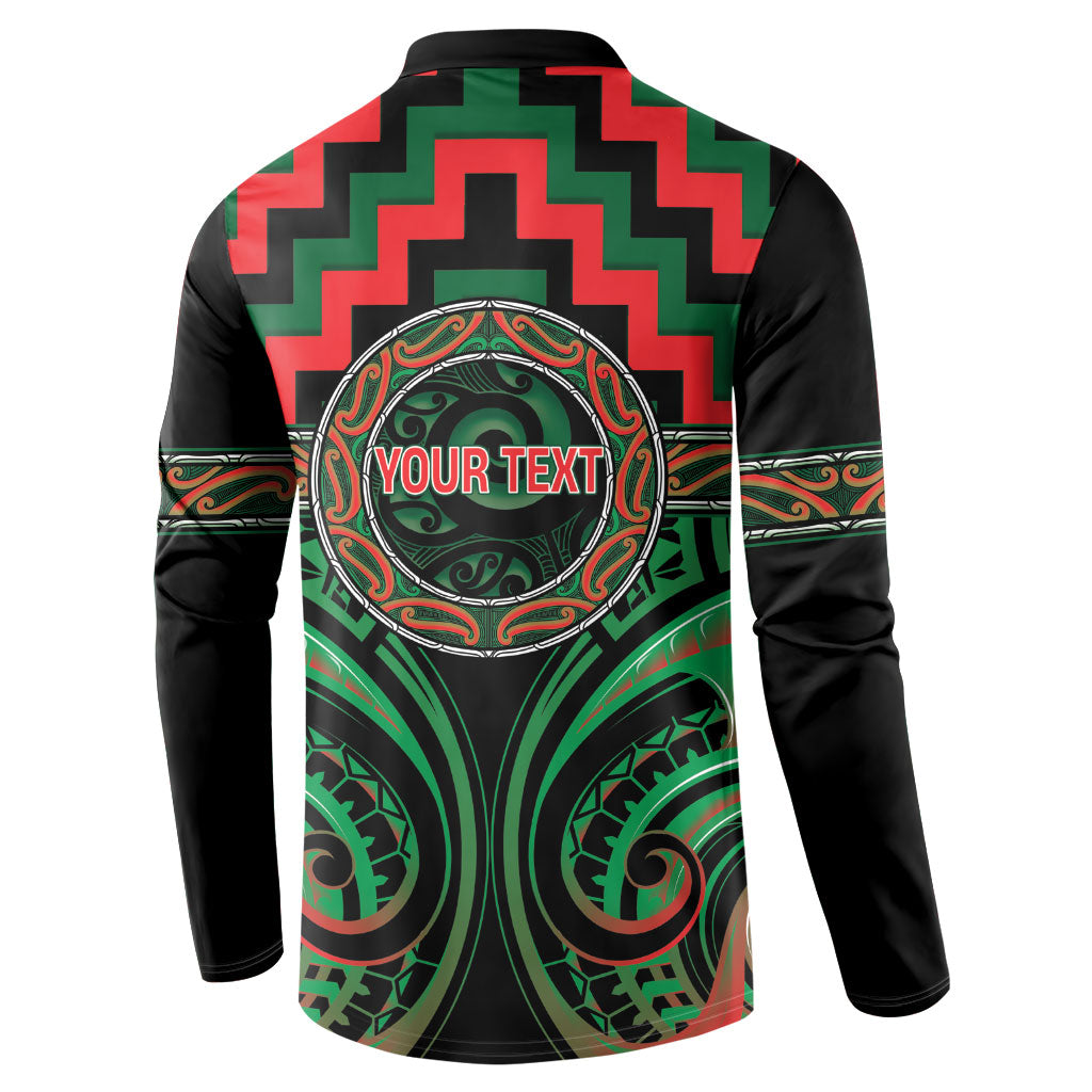 Aotearoa Ngai Tuhoe Personalised Button Sweatshirt Maori Iwi Poutama Puhoro Tattoo