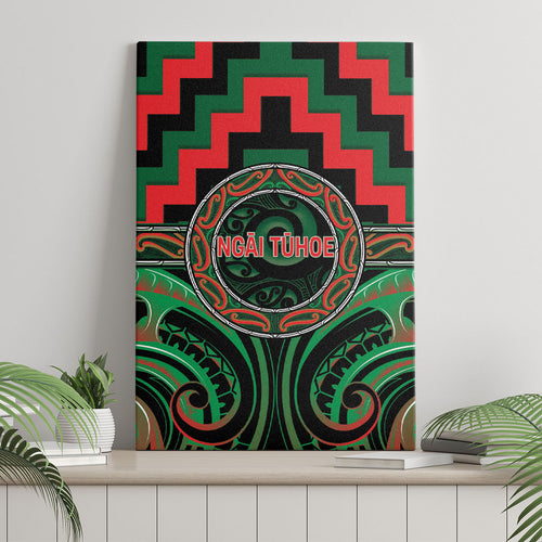 Aotearoa Ngai Tuhoe Canvas Wall Art Maori Iwi Poutama Puhoro Tattoo