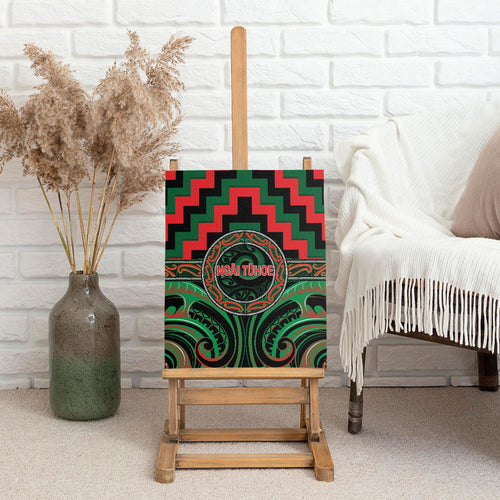 Aotearoa Ngai Tuhoe Canvas Wall Art Maori Iwi Poutama Puhoro Tattoo