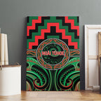 Aotearoa Ngai Tuhoe Canvas Wall Art Maori Iwi Poutama Puhoro Tattoo