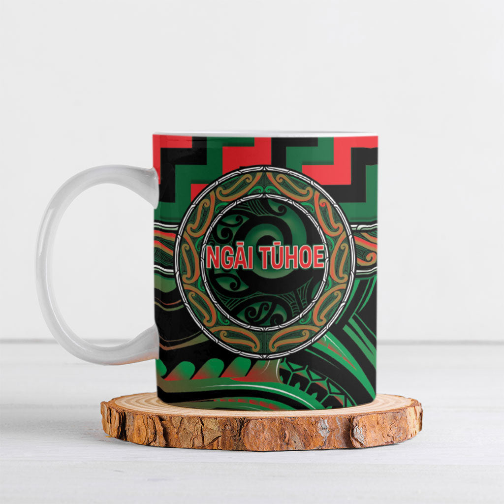 Aotearoa Ngai Tuhoe Personalised Ceramic Mug Maori Iwi Poutama Puhoro Tattoo