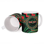 Aotearoa Ngai Tuhoe Personalised Ceramic Mug Maori Iwi Poutama Puhoro Tattoo