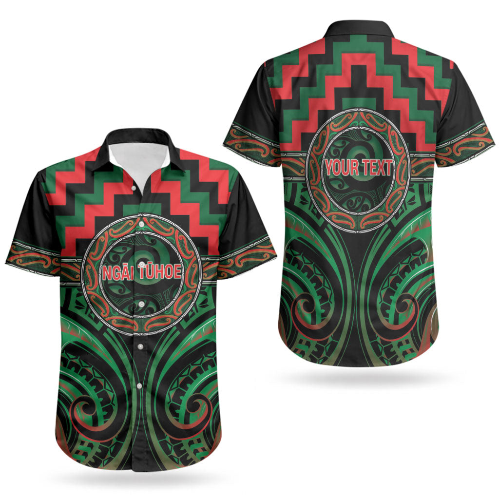 Aotearoa Ngai Tuhoe Personalised Couples Matching Mermaid Dress and Hawaiian Shirt Maori Iwi Poutama Puhoro Tattoo