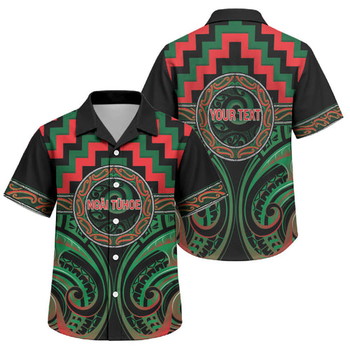 Aotearoa Ngai Tuhoe Personalised Family Matching Summer Maxi Dress and Hawaiian Shirt Maori Iwi Poutama Puhoro Tattoo