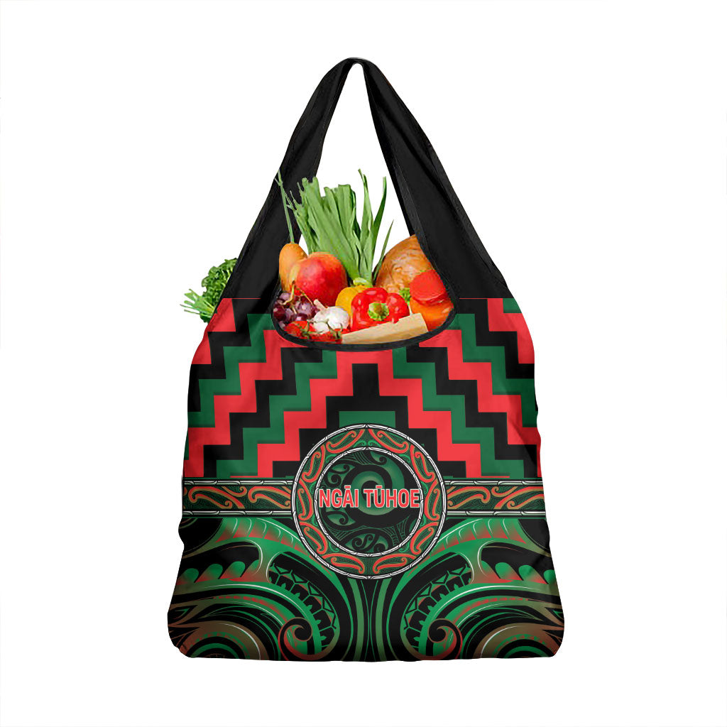 Aotearoa Ngai Tuhoe Grocery Bag Maori Iwi Poutama Puhoro Tattoo