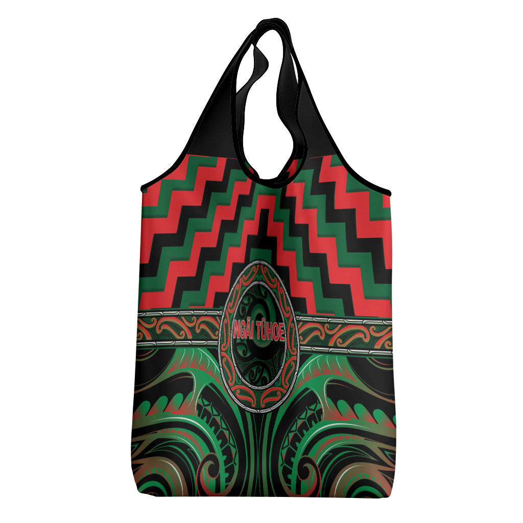 Aotearoa Ngai Tuhoe Grocery Bag Maori Iwi Poutama Puhoro Tattoo