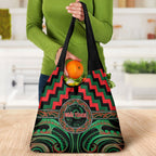 Aotearoa Ngai Tuhoe Grocery Bag Maori Iwi Poutama Puhoro Tattoo