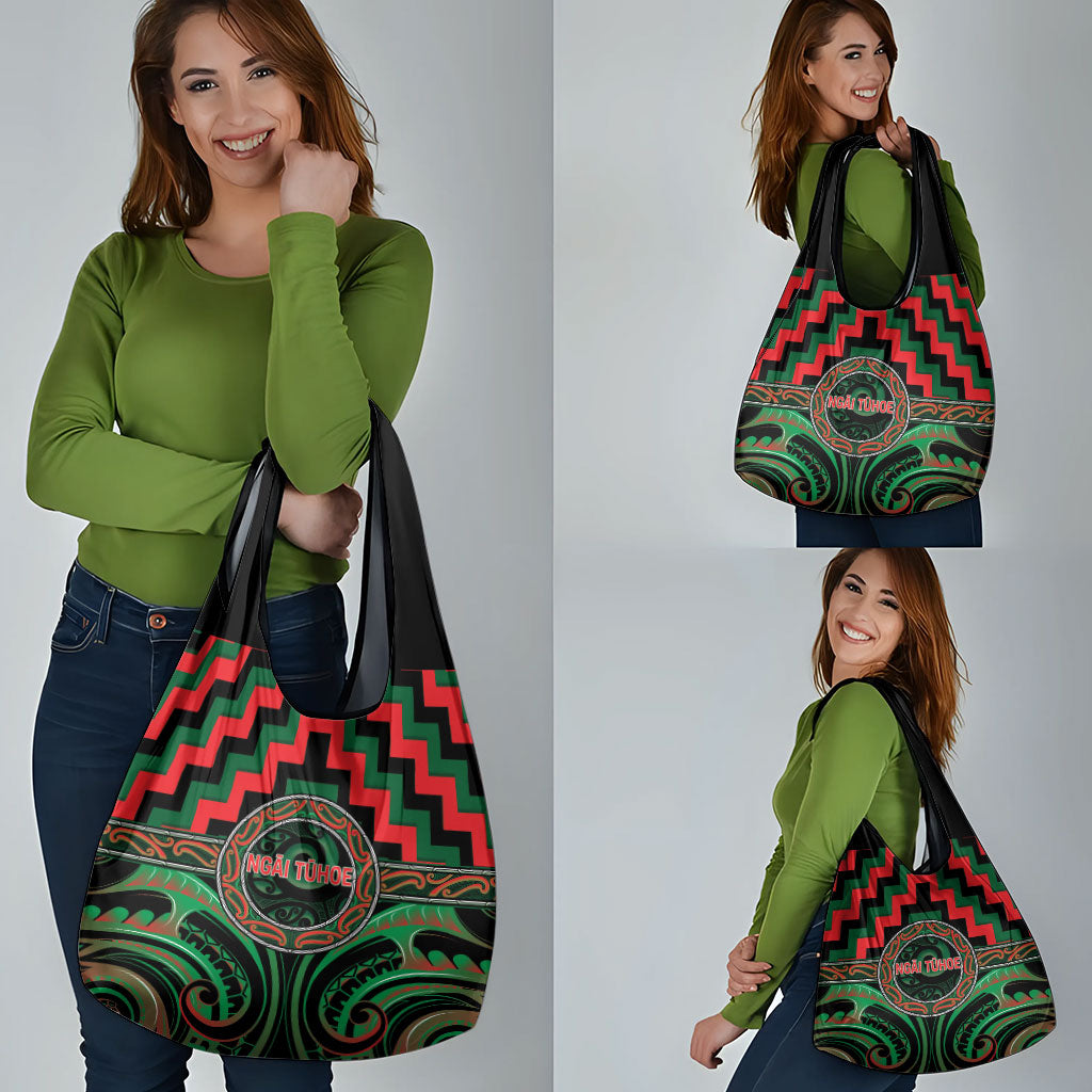 Aotearoa Ngai Tuhoe Grocery Bag Maori Iwi Poutama Puhoro Tattoo