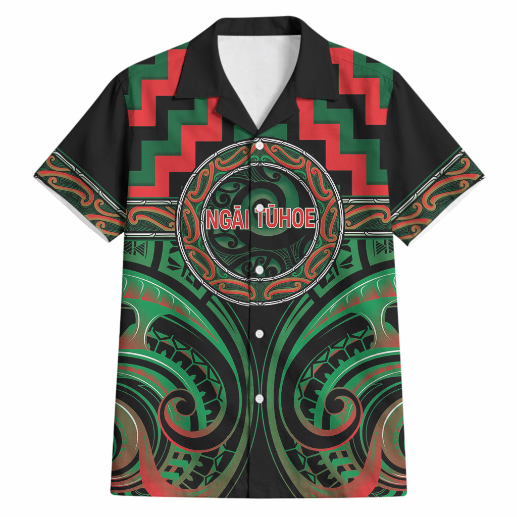Aotearoa Ngai Tuhoe Personalised Hawaiian Shirt Maori Iwi Poutama Puhoro Tattoo