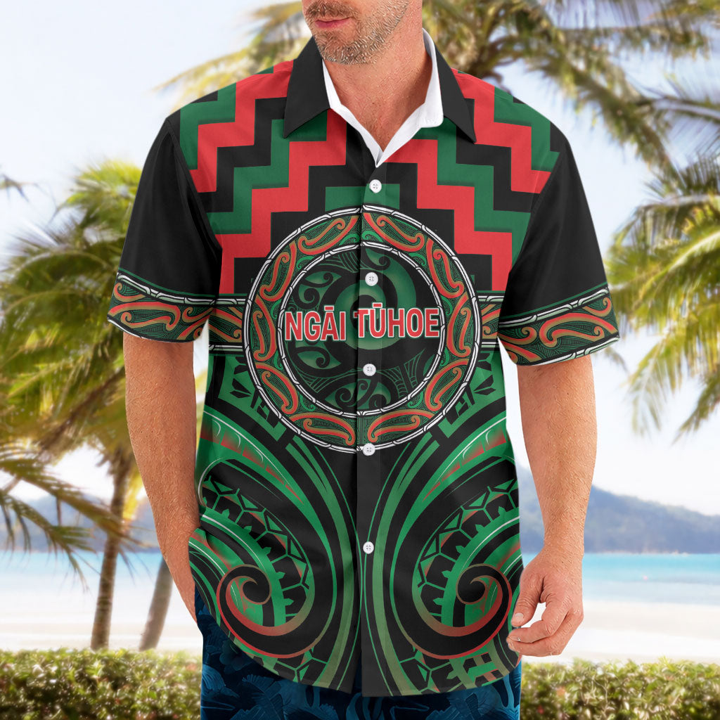 Aotearoa Ngai Tuhoe Personalised Hawaiian Shirt Maori Iwi Poutama Puhoro Tattoo