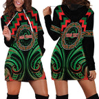Aotearoa Ngai Tuhoe Personalised Hoodie Dress Maori Iwi Poutama Puhoro Tattoo