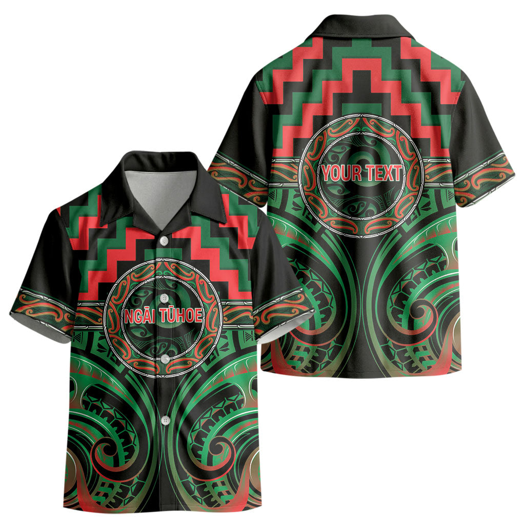 Aotearoa Ngai Tuhoe Personalised Kid Hawaiian Shirt Maori Iwi Poutama Puhoro Tattoo