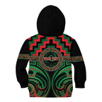 Aotearoa Ngai Tuhoe Personalised Kid Hoodie Maori Iwi Poutama Puhoro Tattoo