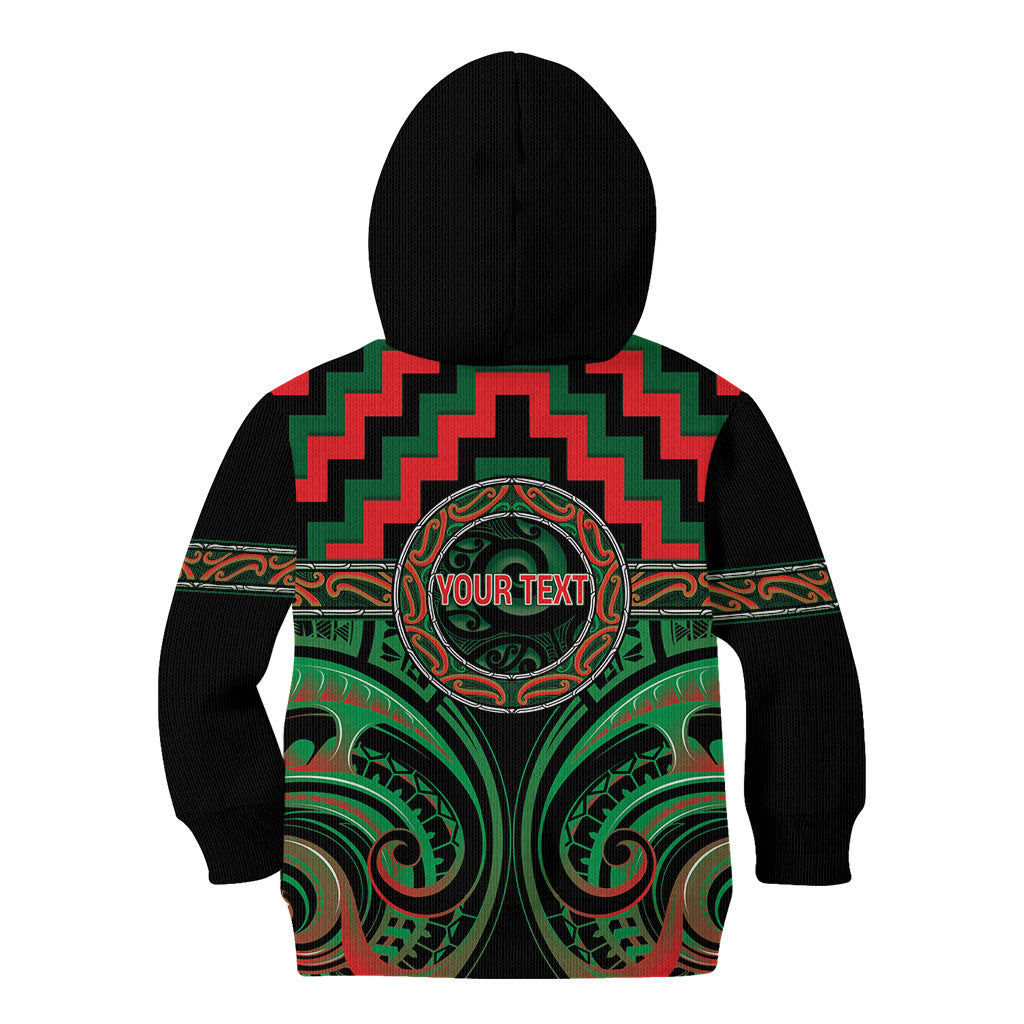 Aotearoa Ngai Tuhoe Personalised Kid Hoodie Maori Iwi Poutama Puhoro Tattoo
