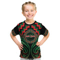Aotearoa Ngai Tuhoe Personalised Kid T Shirt Maori Iwi Poutama Puhoro Tattoo