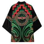 Aotearoa Ngai Tuhoe Personalised Kimono Maori Iwi Poutama Puhoro Tattoo