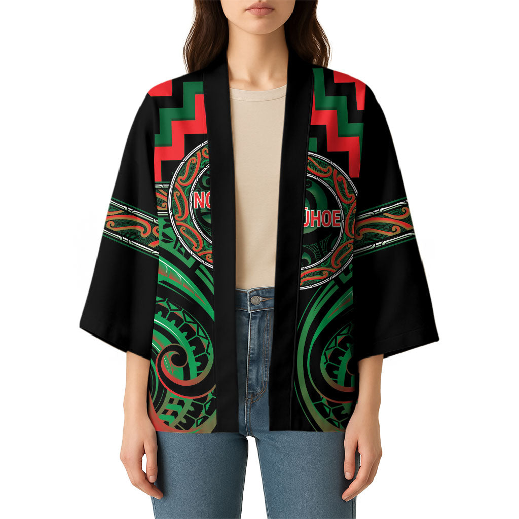 Aotearoa Ngai Tuhoe Personalised Kimono Maori Iwi Poutama Puhoro Tattoo