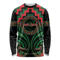 Aotearoa Ngai Tuhoe Personalised Long Sleeve Shirt Maori Iwi Poutama Puhoro Tattoo