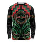 Aotearoa Ngai Tuhoe Personalised Long Sleeve Shirt Maori Iwi Poutama Puhoro Tattoo