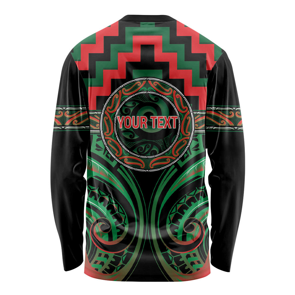 Aotearoa Ngai Tuhoe Personalised Long Sleeve Shirt Maori Iwi Poutama Puhoro Tattoo