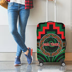 Aotearoa Ngai Tuhoe Luggage Cover Maori Iwi Poutama Puhoro Tattoo