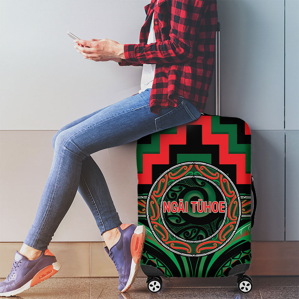 Aotearoa Ngai Tuhoe Luggage Cover Maori Iwi Poutama Puhoro Tattoo