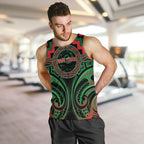 Aotearoa Ngai Tuhoe Personalised Men Tank Top Maori Iwi Poutama Puhoro Tattoo