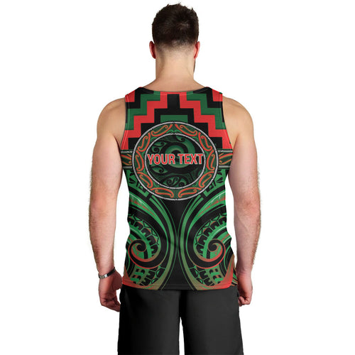 Aotearoa Ngai Tuhoe Personalised Men Tank Top Maori Iwi Poutama Puhoro Tattoo