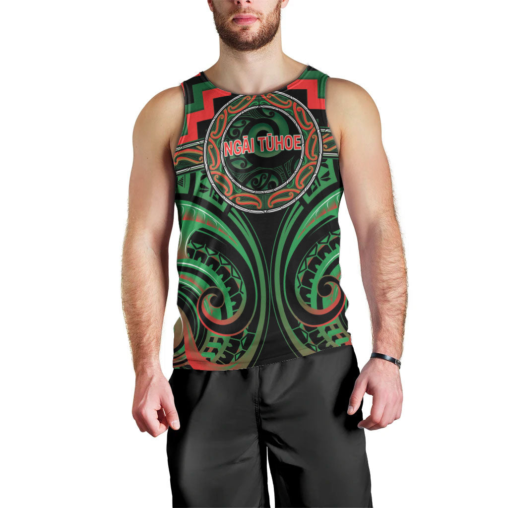 Aotearoa Ngai Tuhoe Personalised Men Tank Top Maori Iwi Poutama Puhoro Tattoo