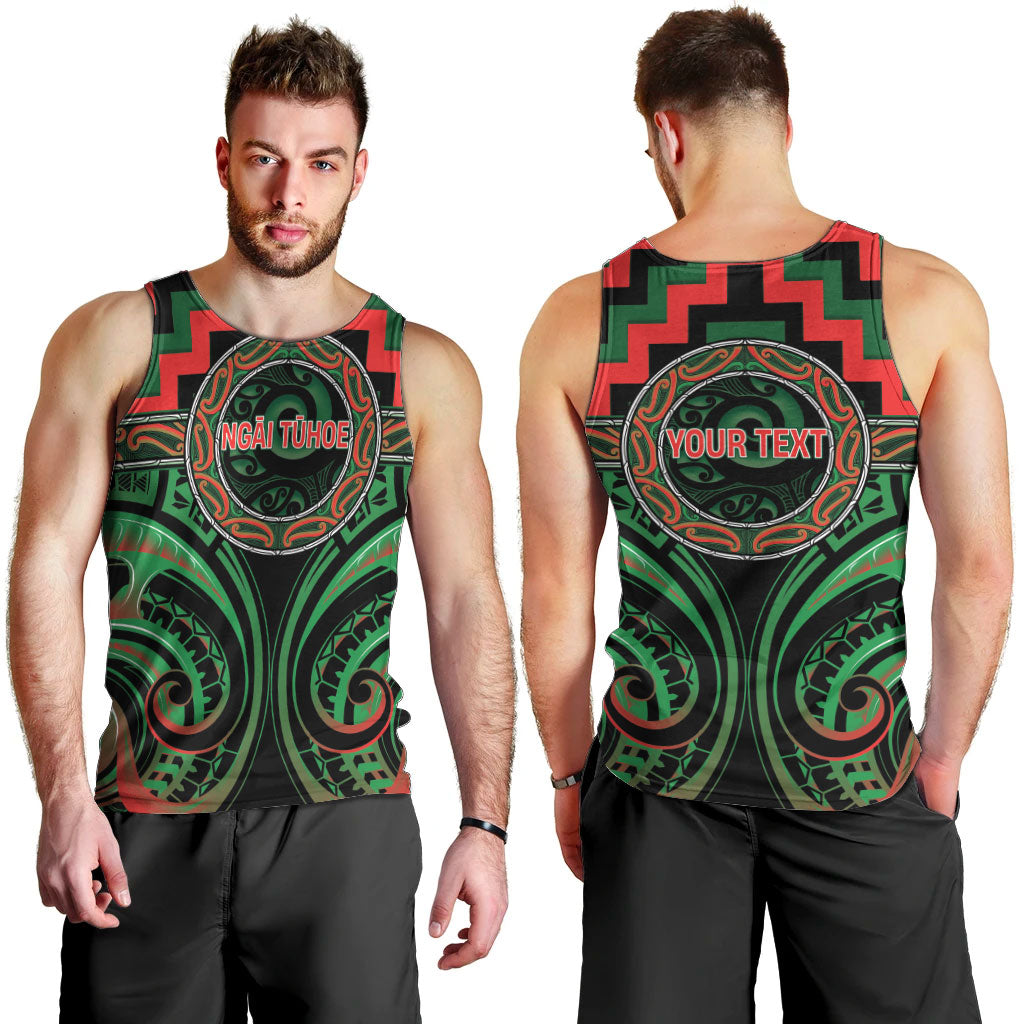 Aotearoa Ngai Tuhoe Personalised Men Tank Top Maori Iwi Poutama Puhoro Tattoo