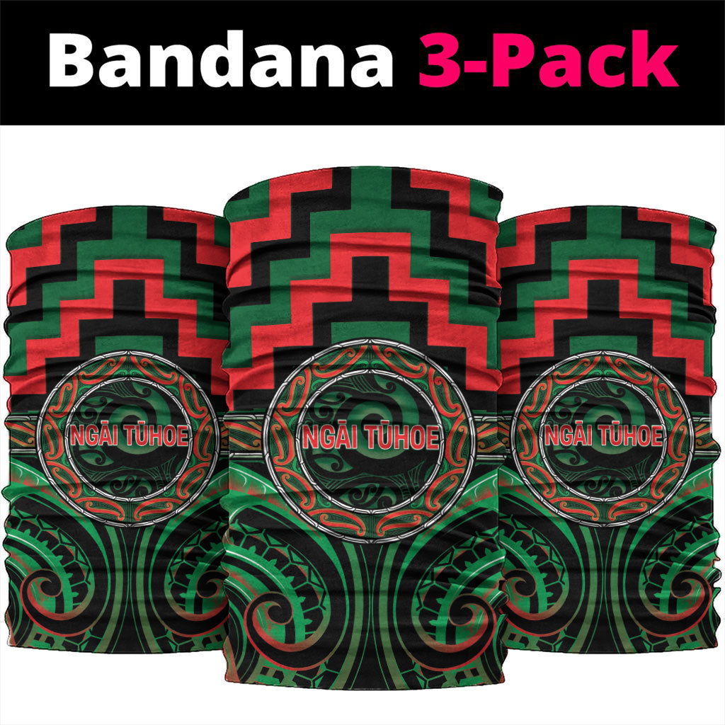 Aotearoa Ngai Tuhoe Neck Gaiter Maori Iwi Poutama Puhoro Tattoo