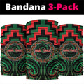 Aotearoa Ngai Tuhoe Neck Gaiter Maori Iwi Poutama Puhoro Tattoo