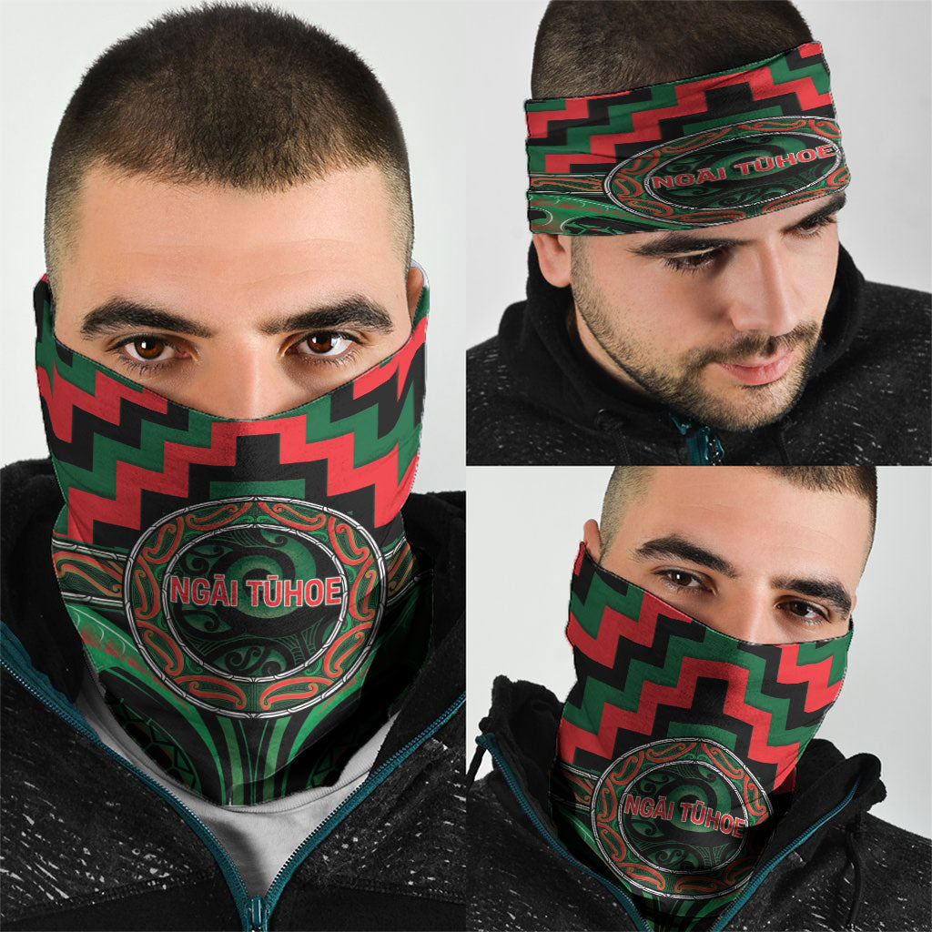 Aotearoa Ngai Tuhoe Neck Gaiter Maori Iwi Poutama Puhoro Tattoo