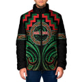 Aotearoa Ngai Tuhoe Personalised Padded Jacket Maori Iwi Poutama Puhoro Tattoo