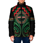 Aotearoa Ngai Tuhoe Personalised Padded Jacket Maori Iwi Poutama Puhoro Tattoo