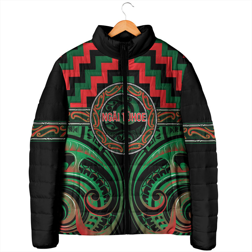 Aotearoa Ngai Tuhoe Personalised Padded Jacket Maori Iwi Poutama Puhoro Tattoo